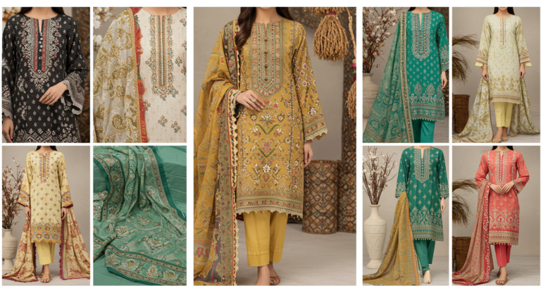 Stitched Wash n Wear Shalwar Kameez & Khaadi Lawn & Party Dress