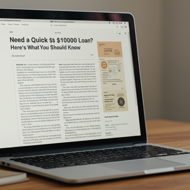 Need a Quick $1000 Loan? Here’s What You Should Know
