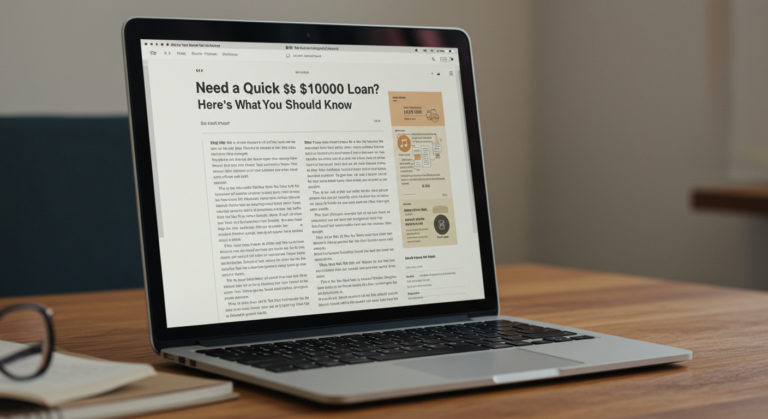 Need a Quick $1000 Loan? Here’s What You Should Know