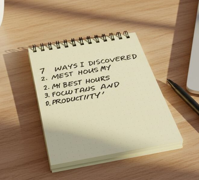 7 Ways I Discovered My Best Hours for Focus and Productivity