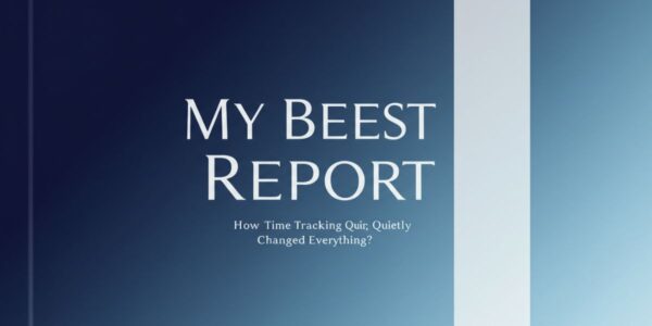 My Best Hours Report: How Time Tracking Quietly Changed Everything