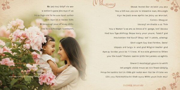 Beautiful Mother Shayari in English from Childhood to Adulthood