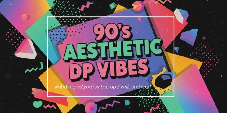 90s Aesthetic DP Vibes: Themed Guide for WhatsApp, Instagram & Beyond